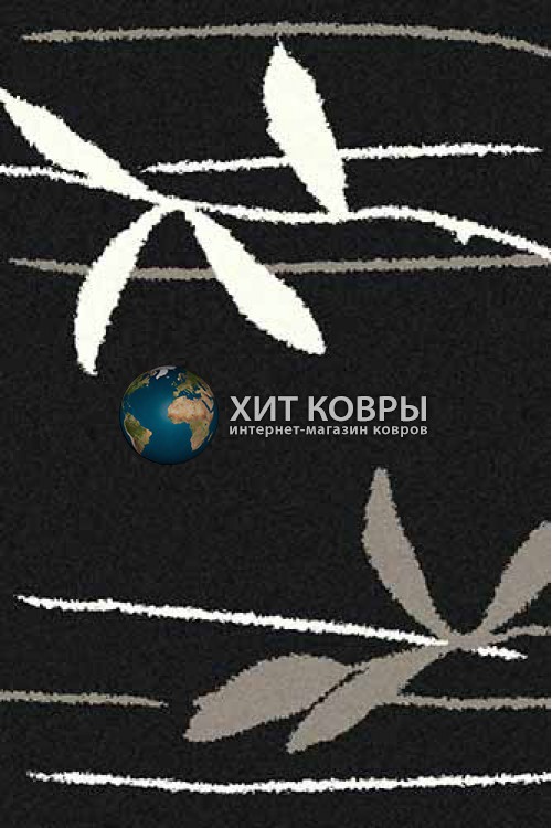 Российский ковер прямоугольный Platinum t633 черный