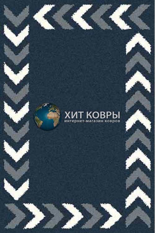 Российский ковер прямоугольный Platinum t638 бирюзовый