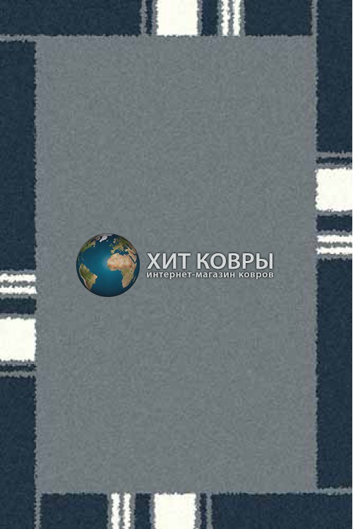 Российский ковер прямоугольный Platinum t640 голубой