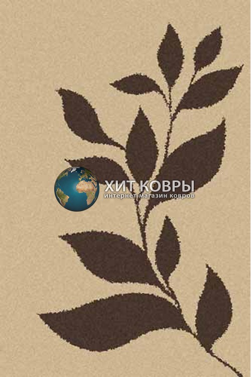 Российский ковер прямоугольный Platinum t647 бежевый коричневый